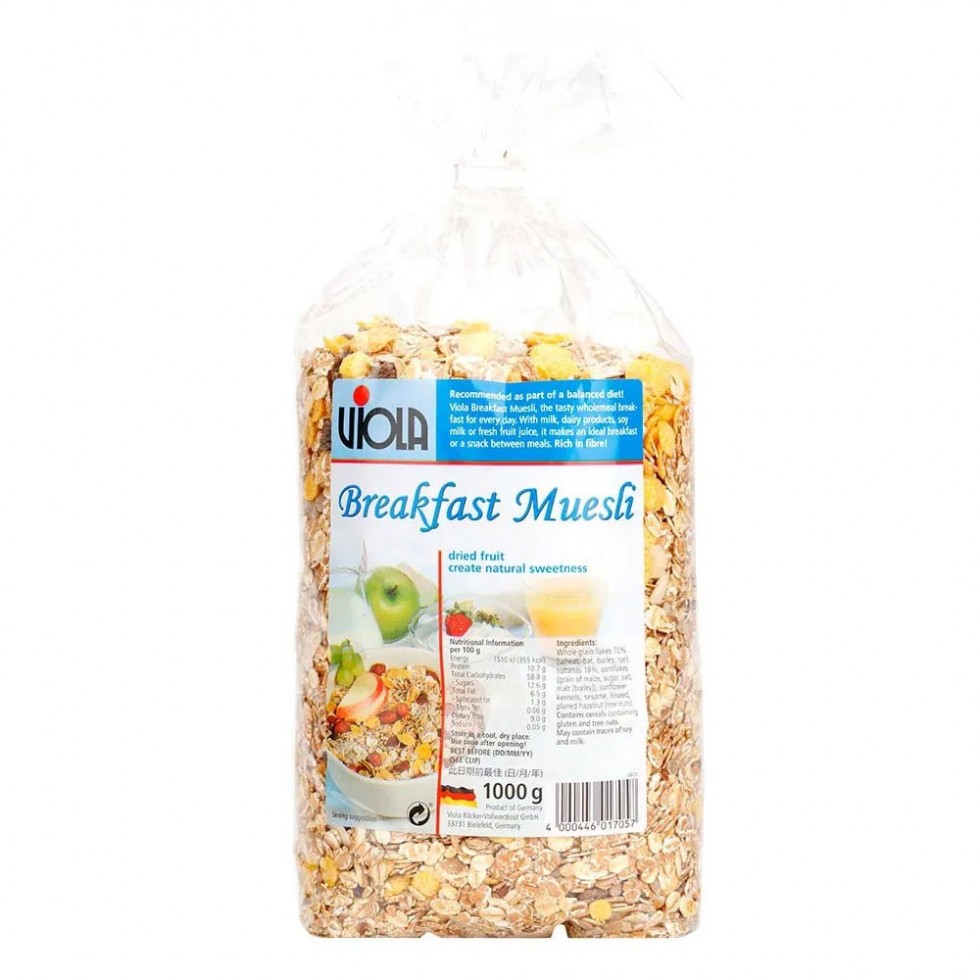 Viola Muesli 1kg - Breakfast, Fruit, Chocolate