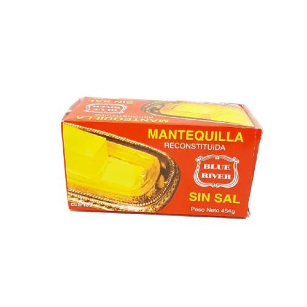 BLUE RIVER MANTEQUILLA SIN SAL 454 GR