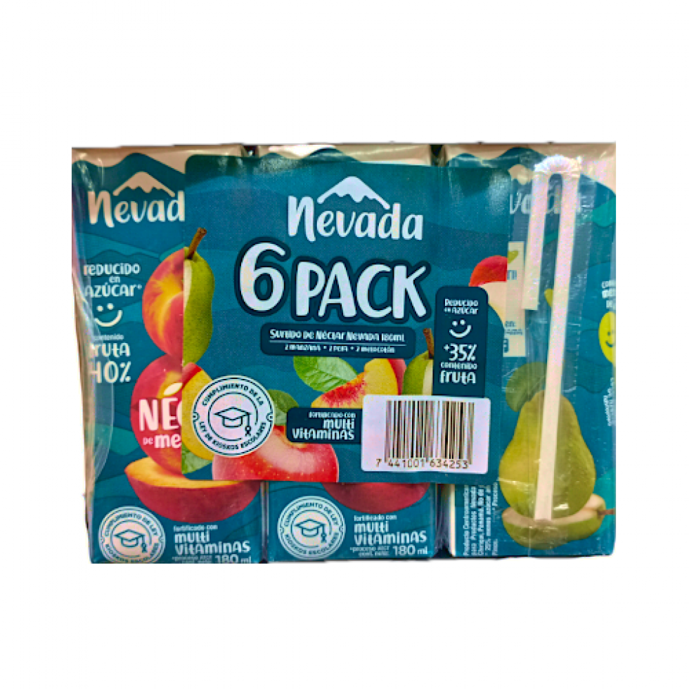 NEVADA NECTARES SURTIDO 180ML  6PK