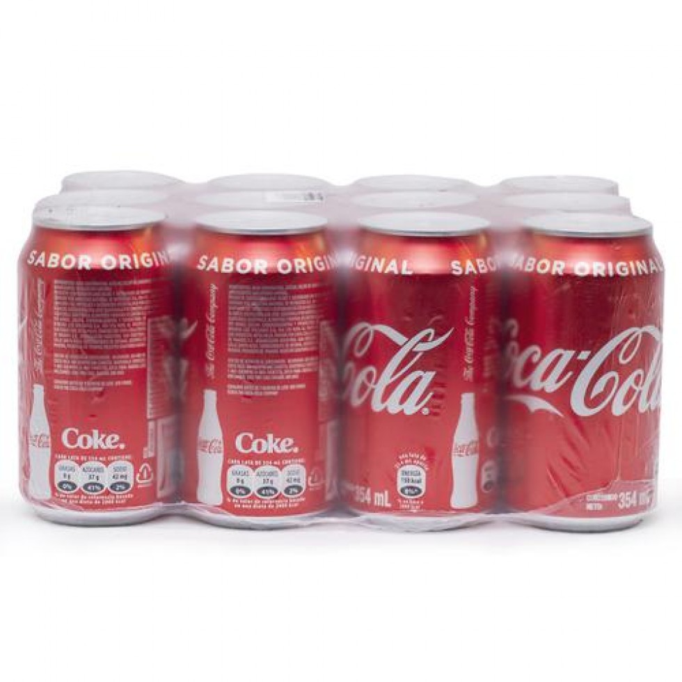 COCA COLA CAJA LATA 12 UNIDADES